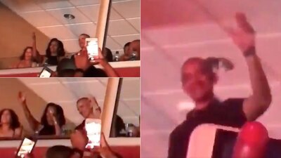 El expresidente de Estados Unidos fue captado con su familia