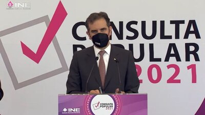 El consejero presidente del INE aseguró que la consulta popular es un éxito.