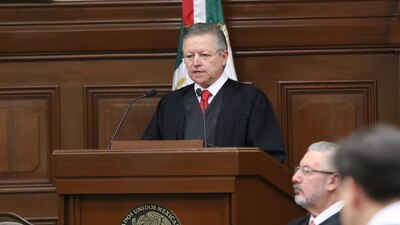 El presidente de la SCJN asegura que el presidente solo externa su opinión sobre un tema