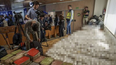 En España. incautaron 1.8 toneladas de metanfetaminas