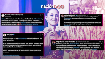 “La mejor presidenta del mundo”; Así felicitaron a Sheinbaum por su cumpleaños 64