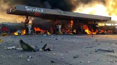 Una pipa ocasionó el siniestro en Tula