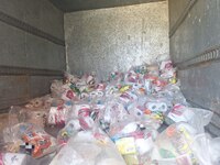 Aseguran en Michoacán 130 despensas asociadas al CJNG