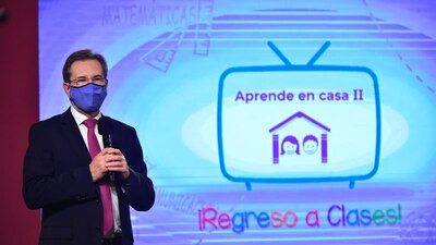 Dio algunos detalles de las clases que se darán en los diferentes canales de televisión