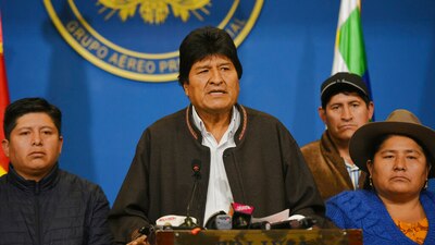 Evo Morales tendrá asilo político en México por "cuestiones humanitarias"