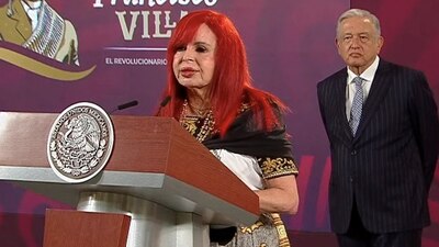 La gobernadora de Campeche estuvo presente en la conferencia matutina de este 15 de mayo