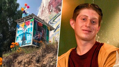 Una ofrenda fue colocada en el sitio donde murió el actor Octavio Pérez Ocaña