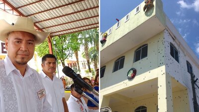 Fue asesinado juntos con su padre y al menos 7 policías municipales