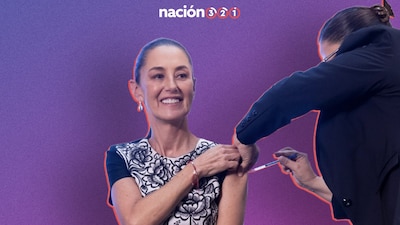 Habían intentado vacunar a la Presidenta desde temprano pero ella prefirió al final de la conferencia