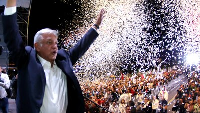 El tabasqueño ganó la elección con más de 30 puntos de ventaja