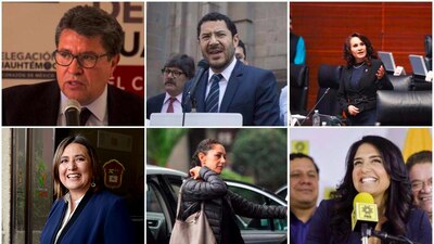 Ellos buscan ser el próximo o próxima titular del Gobierno de la CDMX