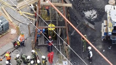 Entran y salen pues están realizando limpieza en la diagonal de rescate