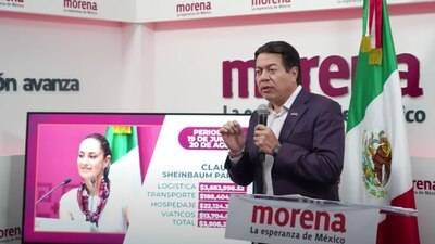 Es la aspirante que más dinero ha reportado por el gasto de promoción de su imagen