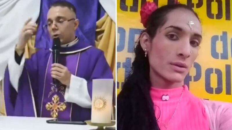 El poderoso mensaje de justicia de un sacerdote ante el transfeminicidio de Sara Mirelley