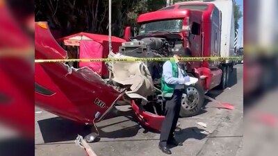 El conductor del tráiler rojo falleció durante la riña con un compañero