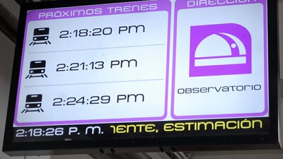 Ya sabrás cuánto tiempo tendrás que esperar para la llegada del siguiente tren