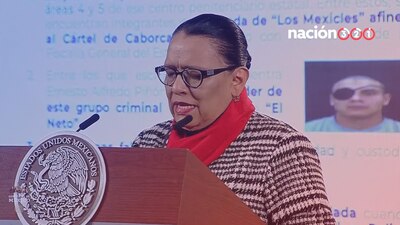 La secretaria informó que el evadido presuntamente dirige un grupo criminal