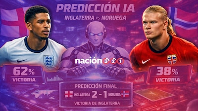 IA pone como favorito a Inglaterra, pero anticipa un duelo de alto voltaje ante Noruega
