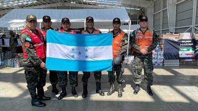 Aterrizó este lunes 30 de octubre para apoyar en las labores de búsqueda