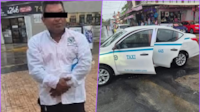 VIDEO: Taxista de Quintana Roo exige más dinero a turistas o no los deja bajar del vehículo