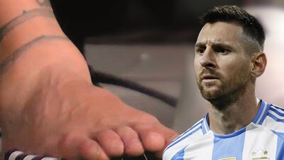 El astro argentino salió de cambio en plena final de la Copa América, tras la lesión