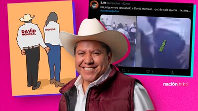 En redes trolearon a David Monreal por nalguear a Rocío Moreno, ahora lo llaman #LordNalgadas