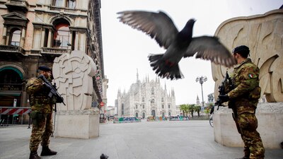 Un total de 4 mil 32 personas han muerto en Italia víctimas del coronavirus