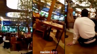 Durante la balacera, las personas que presenciaron el evento se tiraron al piso