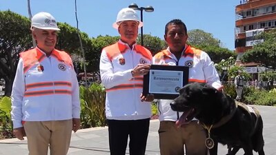 El 'lomito' obtuvo un reconocimiento de parte de autoridades de Protección Civil de Chiapas