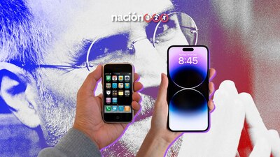 Steve Jobs presentó el primer teléfono táctil