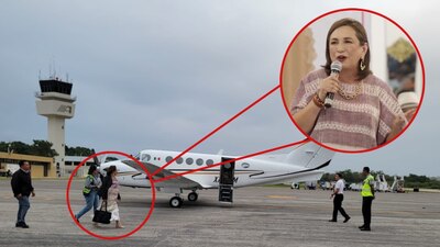 Viajó de Campeche a Tabasco para reunirse con sus simpatizantes