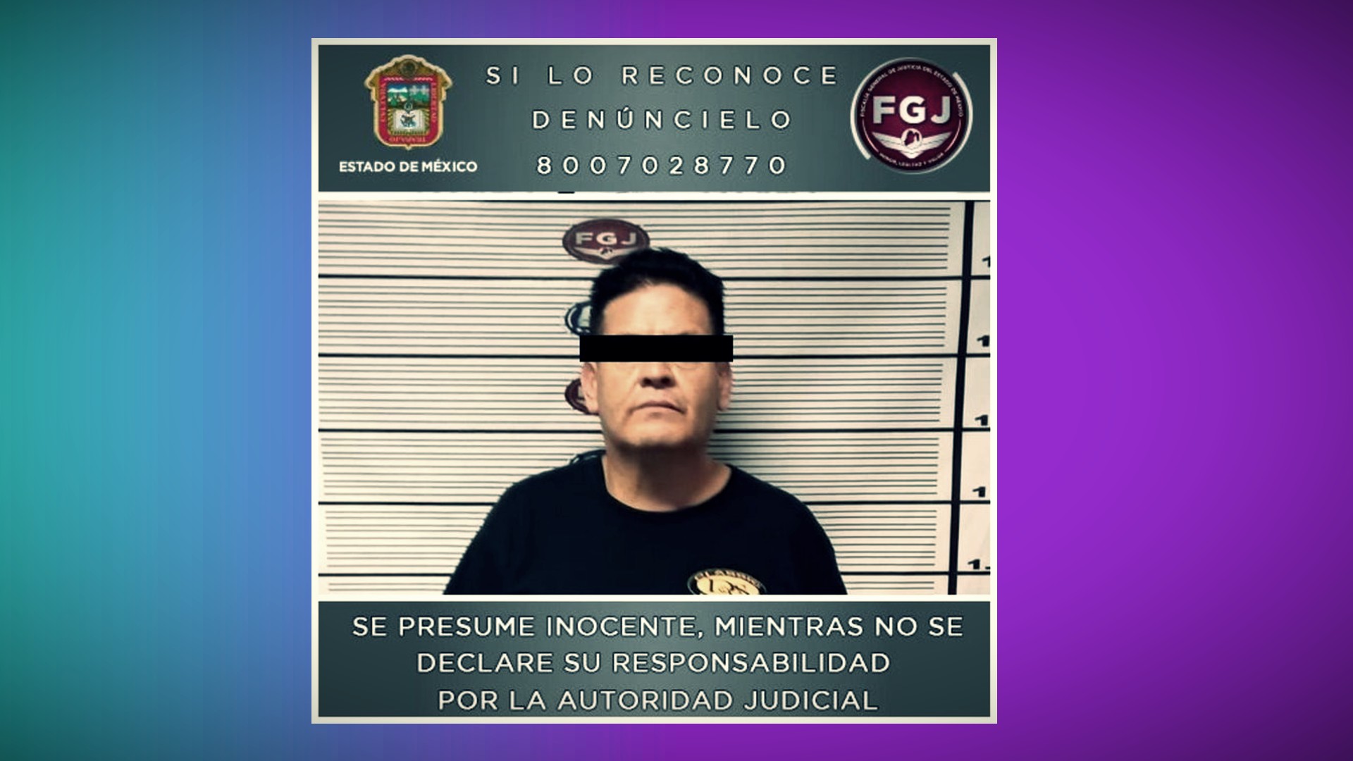 Fue arrestado por violencia familiar