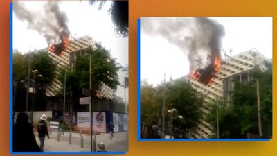 El incendio se registró en la avenida Presidente Mazaryk