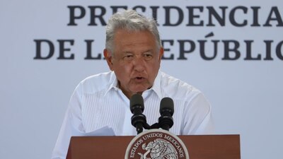 Simpatizantes en el municipio de Bochil, Chiapas, le gritaron al mandatario federal ¡Reelección, reelección!