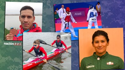 Grandes atletas mexicanos que forman parte de las Fuerzas Armadas