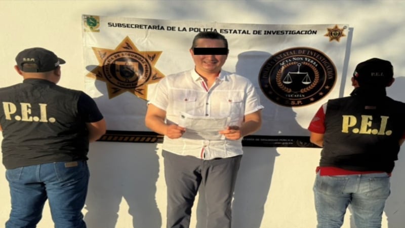 Detienen a Rafael Echazarreta, dirigente del PRI en Mérida, por el delito de fraude