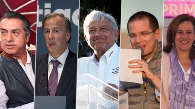 Los candidatos se enfrentarán en el primer debate presidencial