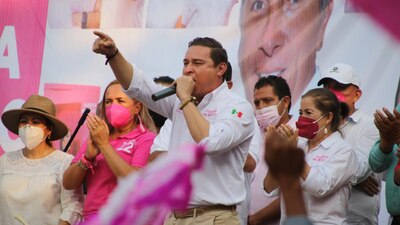 Candidato de Fuerza por México a la alcaldía de Acapulco