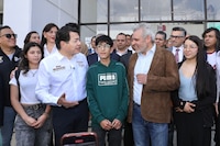 Felices, en el gabinete de gira por Michoacán