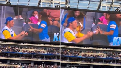 El bochornoso momento fue visto por miles de aficionados en el estadio y en TV