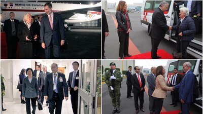 Algunos de los diplomáticos internacionales que estarán en la toma de posesión de AMLO