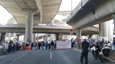 La circulación se encuentra cerrada a partir de San Jerónimo
