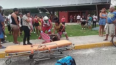 Los presuntos sicarios dispararon aun con niños presentes