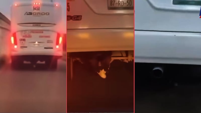 Adolescente viajó 70 kilómetros escondido debajo de un camión de pasajeros en Querétaro