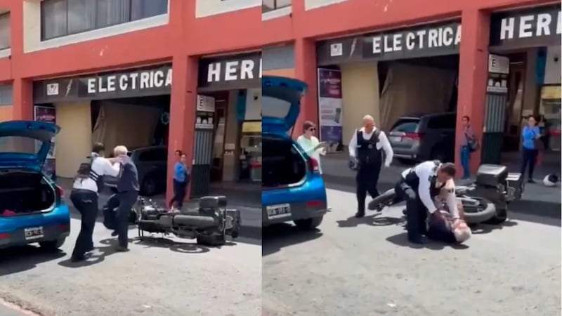VIDEO: Policía agrede a adulto mayor en pleno Centro Histórico de Cuernavaca