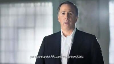 El precandidato presidencial del PRI modificó su tono y ahora busca un mensaje más positivo