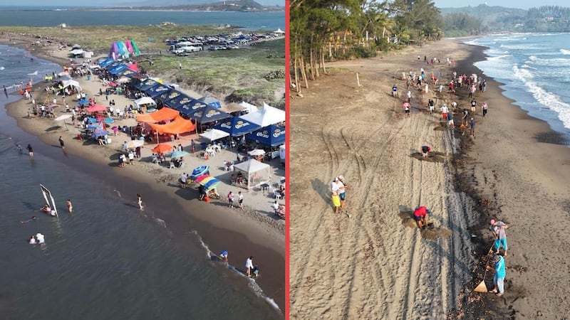 Veracruz inicia Semana Santa con playas limpias, pero turismo aún no alcanza expectativas