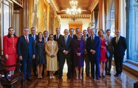 Sheinbaum se reúne con empresarios en Palacio Nacional para hablar del ‘Plan México’