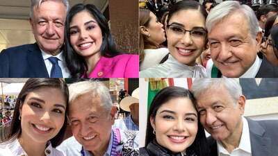 La diputada aprovecha las oportunidades para tomarse 'selfies' con el presidente