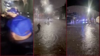 VIDEO: Policías de la CDMX ayudan a ciudadanos que quedaron varados por las inundaciones